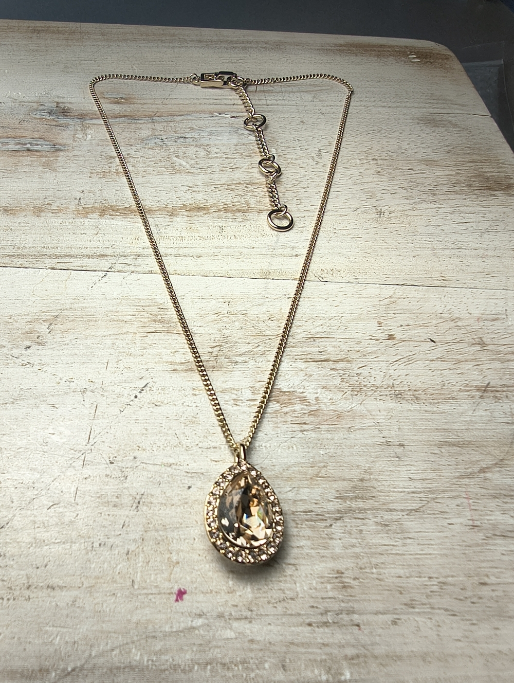 Givenchy Gold-Tone Stone Necklace